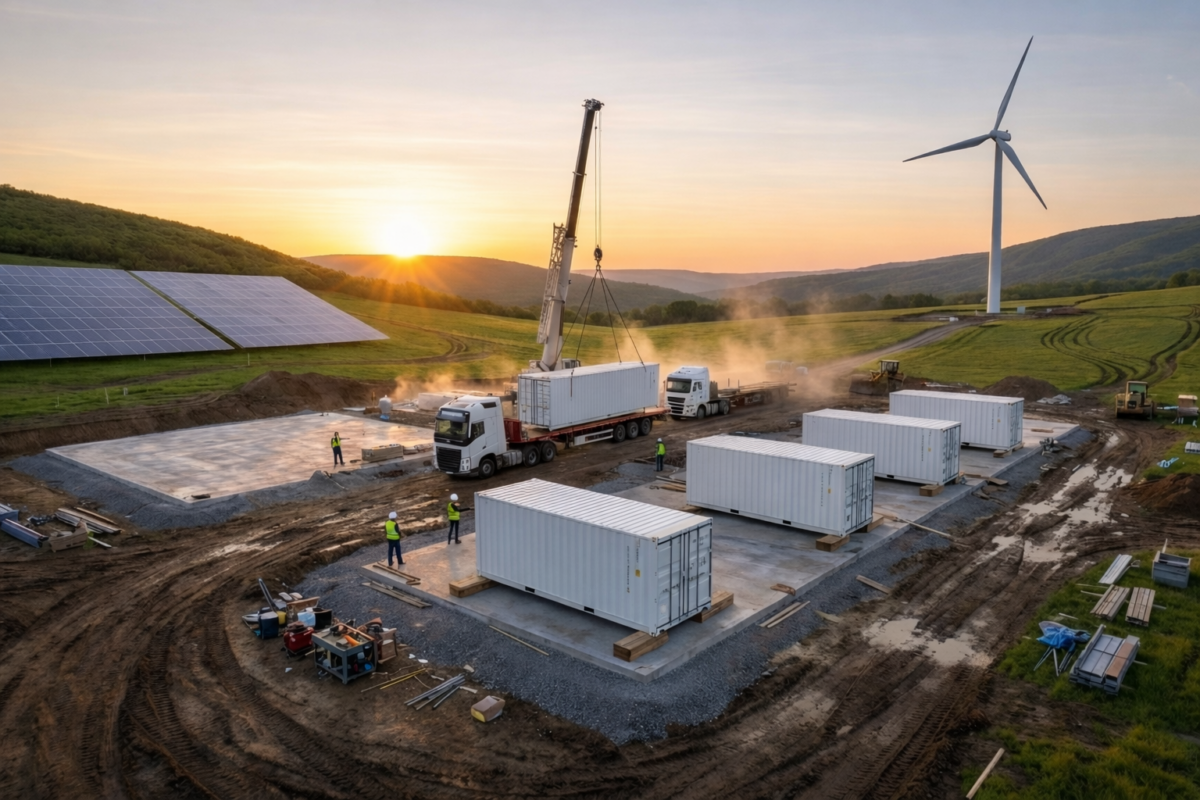 Proiect de stocare a energiei în baterii de 100 MWh începe construcția în județul Neamț