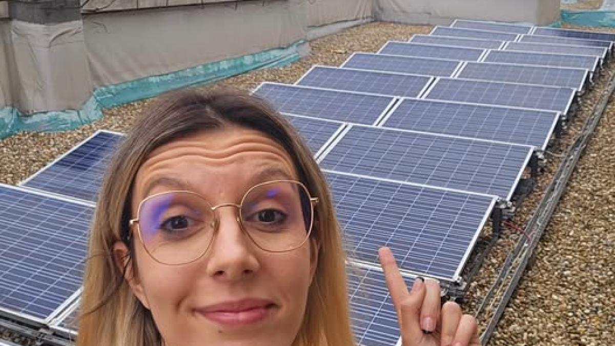 Sistemul de panouri fotovoltaice de pe acoperișul Ministerului Mediului a fost repus în funcțiune